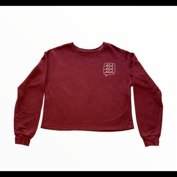 Love Tribe Cropped Sweatshirt Sz S - Picture 4 of 6